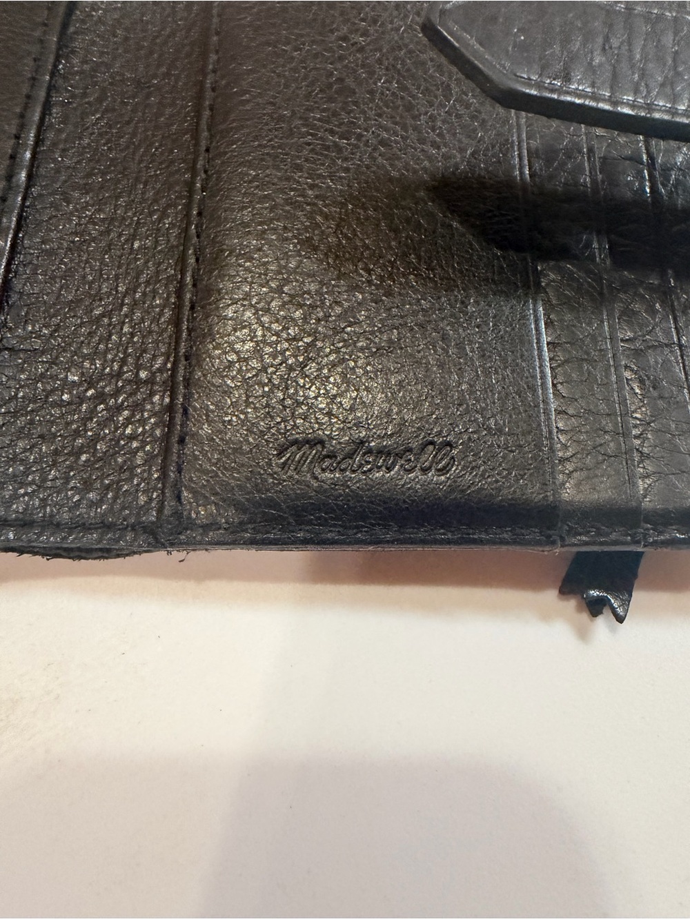 Madewell Black Leather Wallet - Picture 4 of 5